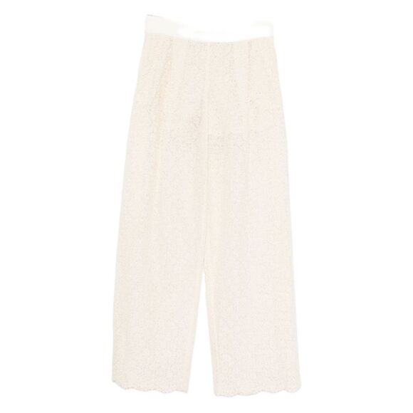 Ermanno Scervino Women Embroidered Wide-Leg Trousers